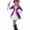 Paarse Pirate Beauty Kostuum -PartyWonders Store paarse pirate beauty kostuum