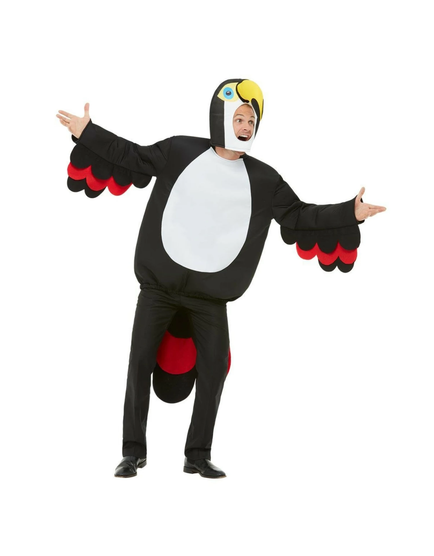 Paradijsvogel, Toekan Kostuum, Zwart 4 Paradijsvogel, Toekan Kostuum, Zwart - Image 2