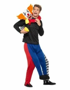 Piggyback Kidnap Clown Kostuum -PartyWonders Store piggyback kidnap clown kostuum 1