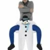 Piggyback Sneeuwman Kostuum -PartyWonders Store piggyback sneeuwman kostuum