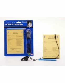 Politie Bonnenboekje Met Potlood En Fluitje