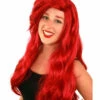 Pruik Arielle Lang Rood -PartyWonders Store pruik arielle lang rood
