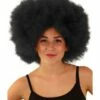 Pruik DISCO/AFRO Zwart -PartyWonders Store pruik disco afro zwart