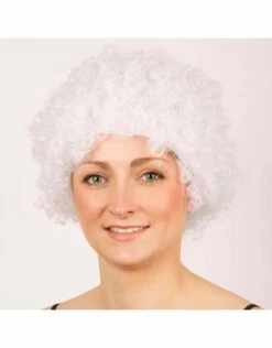 Pruik Hair Wit