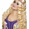 Pruik Hippie Met Hoofdband Blond