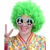 Pruik Hippy Neon Groen -PartyWonders Store pruik hippy neon groen