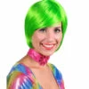 Pruik Luxe Larissa, Groen -PartyWonders Store pruik luxe larissa groen