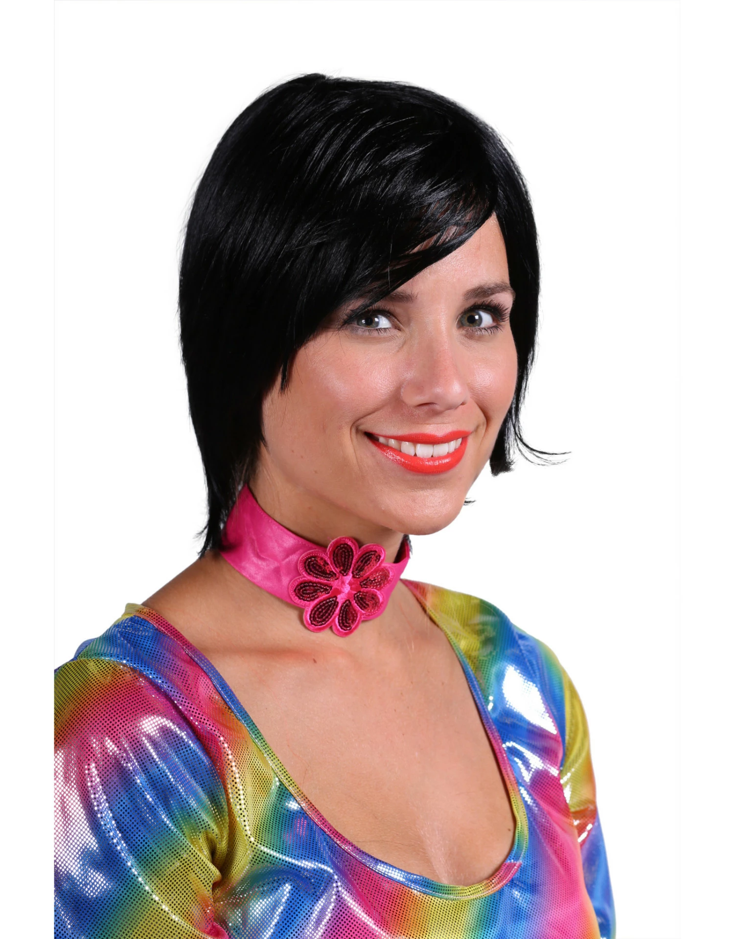 Pruik Luxe Larissa, Zwart 3 Pruik Luxe Larissa, Zwart