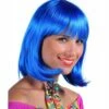 Pruik Luxe Samantha, Blauw -PartyWonders Store pruik luxe samantha blauw