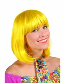 Pruik Luxe Samantha, Geel