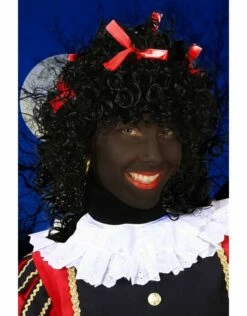 Pruik Pepita, Zwart-Rood