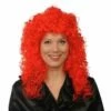 Pruik Roxy Wetlook Rood -PartyWonders Store pruik roxy wetlook rood