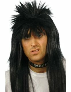 Punk Pruik Zwart