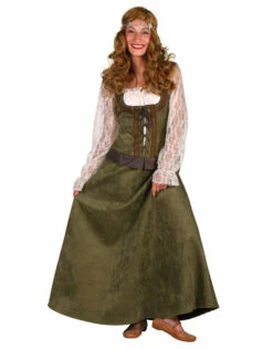 Robin Hood Dame Lang, Groen -PartyWonders Store robin hood dame lang groen 2