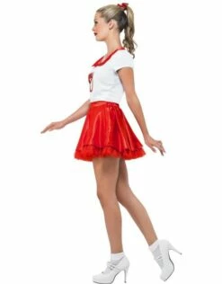 Sandy Cheerleader Kostuum -PartyWonders Store sandy cheerleader kostuum 1
