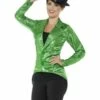 Sequin Slipjas Dames, Groen -PartyWonders Store sequin slipjas dames groen