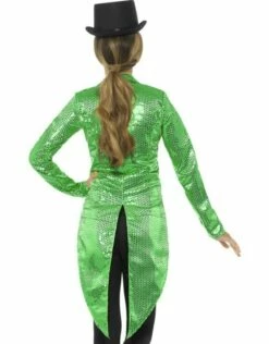 Sequin Slipjas Dames, Groen -PartyWonders Store sequin slipjas dames groen 2