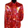 Shirt Disco Heren, Rood -PartyWonders Store shirt disco heren rood