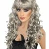 Siren Pruik, Zilver -PartyWonders Store siren pruik zilver