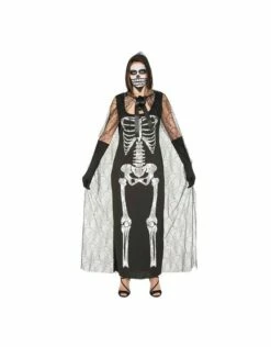 Skelettenjurk Met Mantel