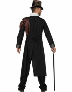 Steampunk Zwart, Heren 7 Steampunk Zwart, Heren -PartyWonders Store steampunk zwart heren 2
