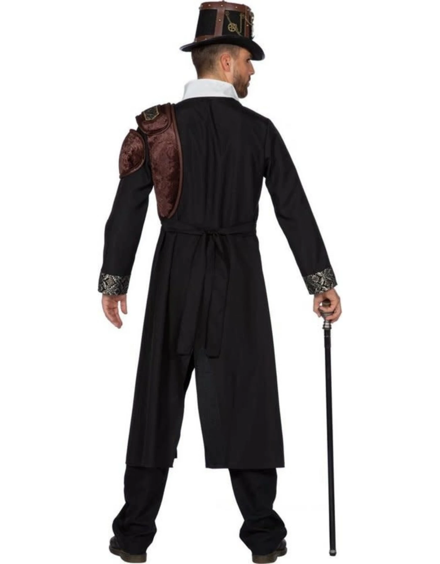 Steampunk Zwart, Heren 5 Steampunk Zwart, Heren - Image 3