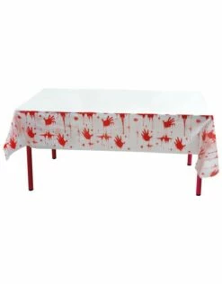 Tafelkleed Bloody (PE, 135x275cm) -PartyWonders Store tafelkleed bloody pe 135x275cm 2