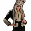 Themajas Dame Wolf, Zwart -PartyWonders Store themajas dame wolf zwart