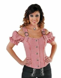 Tirools Bloesje Brabants Bont Rood/Wit