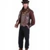 Vest Heer Steampunk ''Cyrus'', Bruin -PartyWonders Store vest heer steampunk cyrus bruin