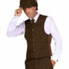Vest Peaky Blinders, Bruin -PartyWonders Store vest peaky blinders bruin